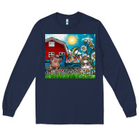 Navy happy easter Long Sleeve Tee - CowhideDigitalArt