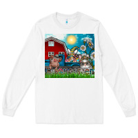 White happy easter Long Sleeve Tee - CowhideDigitalArt