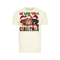 Vintage Arctic We Woof You A Merry Christmas Vintage Tee - FaDigitalArtStudio