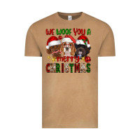 Vintage Camel We Woof You A Merry Christmas Vintage Tee - FaDigitalArtStudio