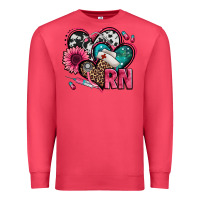 Cardinal rn registered nurse hearts Premium Sweatshirt - Jasminsmagicworld