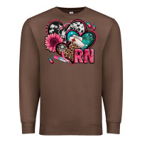 Chestnut rn registered nurse hearts Premium Sweatshirt - Jasminsmagicworld