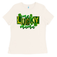 Bone one lucky mama st patricks Ladies Tee - FaDigitalArtStudio