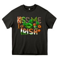 Asphalt Kiss me i am irish St. Patrick's Day Heavy Core Tee - CowGirlArtShop
