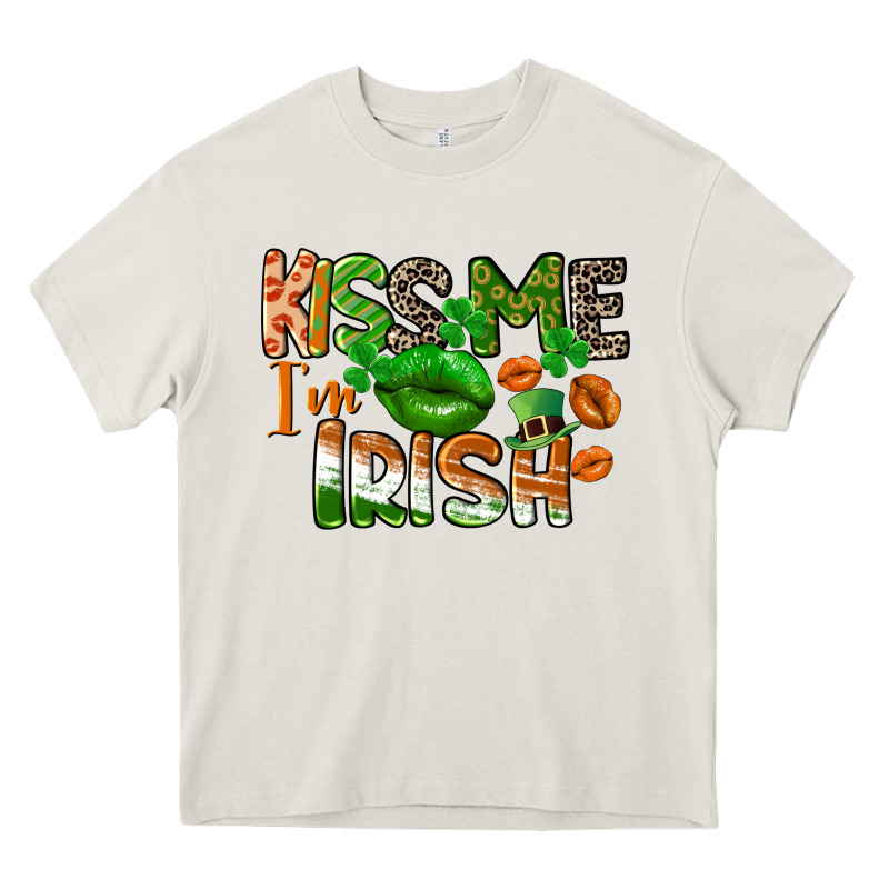 Kiss Me I Am Irish St. Patrick's Day Heavy Core Tee by CowGirlArtShop | Teevron