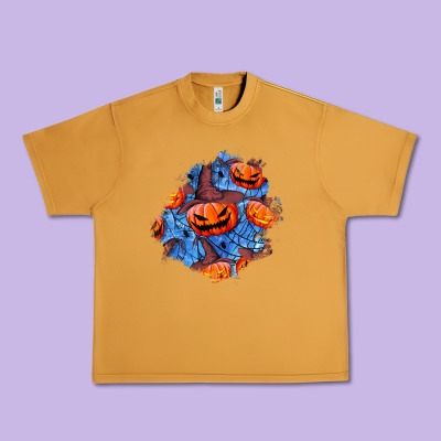 Halloween Pumpkin Patch  5 Urban Heavy Tee Designed By Bundleandbundleshop