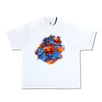 White halloween pumpkin patch  5 Urban Heavy Tee - BundleAndBundleShop