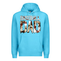 Ocean Blue no background baseball dad Premium Hoodie - Jasminsmagicworld