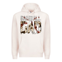 Pale Pink no background baseball dad Premium Hoodie - Jasminsmagicworld