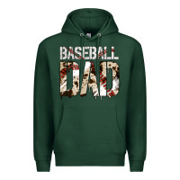 Sports Green no background baseball dad Premium Hoodie - Jasminsmagicworld