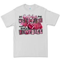 Dove Grey in october we wear pink and watch football Premium Tee - FaDigitalArtStudio