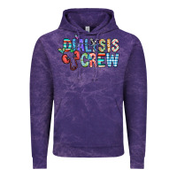 Cloud Purple dialysis crew Vintage Hoodie - CowhideDigitalArt
