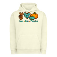 Pigment Pistachio peace love pumpkins Urban Hoodie - Jasminsmagicworld