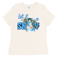 Let It Snow Christmas Ladies Tee | Teevron