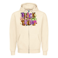 Trick Or Treat Zipper Hoodie | Teevron