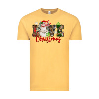 Vintage Mustard Love Christmas Snowman Vintage Tee - FaDigitalArtStudio