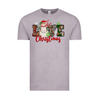 Vintage Zinc Love Christmas Snowman Vintage Tee - FaDigitalArtStudio