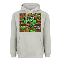 Moon Dust St. Patrick's Day hearts Heavyweight Hoodie - Jasminsmagicworld