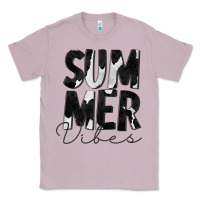 Lilac Summer Vibes Black White Cowhide Classic Tee - CowCowDesign