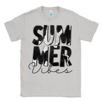 Moon Dust Summer Vibes Black White Cowhide Classic Tee - CowCowDesign