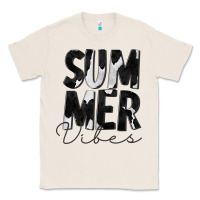 Natural Summer Vibes Black White Cowhide Classic Tee - CowCowDesign