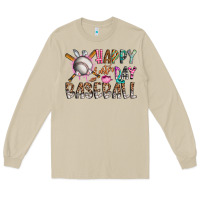 Mushroom happy easter day baseball Long Sleeve Tee - CowhideDigitalArt