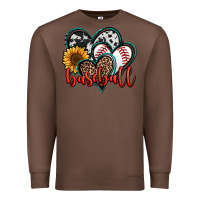 Chestnut baseball hearts Premium Sweatshirt - Jasminsmagicworld