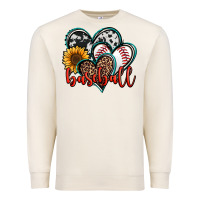 Sandshell baseball hearts Premium Sweatshirt - Jasminsmagicworld