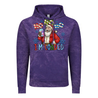 Cloud Purple ho ho ho im loaded Vintage Hoodie - CowhideDigitalArt