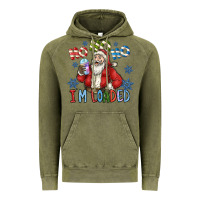 Vintage Olive ho ho ho im loaded Vintage Hoodie - CowhideDigitalArt