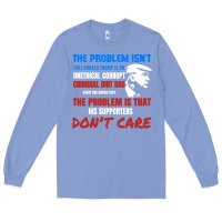 Colony Blue criminal dirtbag anti trump Long Sleeve Tee - baoMotion