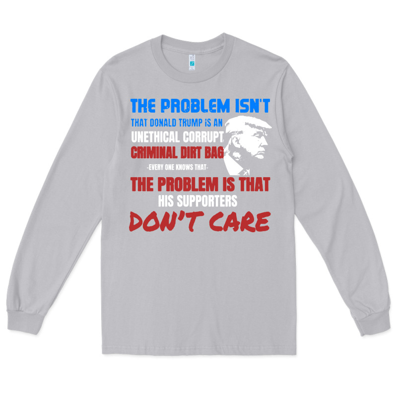 Criminal Dirtbag Anti Trump Long Sleeve Tee by baoMotion | Teevron