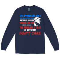 Navy criminal dirtbag anti trump Long Sleeve Tee - baoMotion