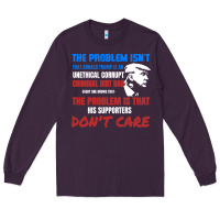 Plum criminal dirtbag anti trump Long Sleeve Tee - baoMotion