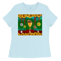 Baby Blue american football trophy cup and medal tumbler Ladies Tee - BundleAndBundleShop