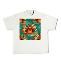 Pistachio thanksgiving  turkey seamless pattern Urban Heavy Tee - BundleAndBundleShop