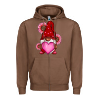 Chestnut Valentine's Day afro gnome Zipper Hoodie - RanaPortraitStore