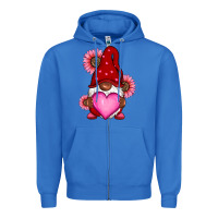 True Royal Valentine's Day afro gnome Zipper Hoodie - RanaPortraitStore