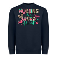 Navy nursing is a work of heart Heavyweight Sweatshirt - RanaPortraitStore
