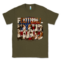 Army Green american football dad Classic Tee - Jasminsmagicworld