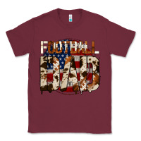 Burgundy american football dad Classic Tee - Jasminsmagicworld
