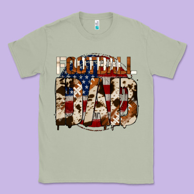 American Football Dad Classic Tee Designed By Jasminsmagicworld