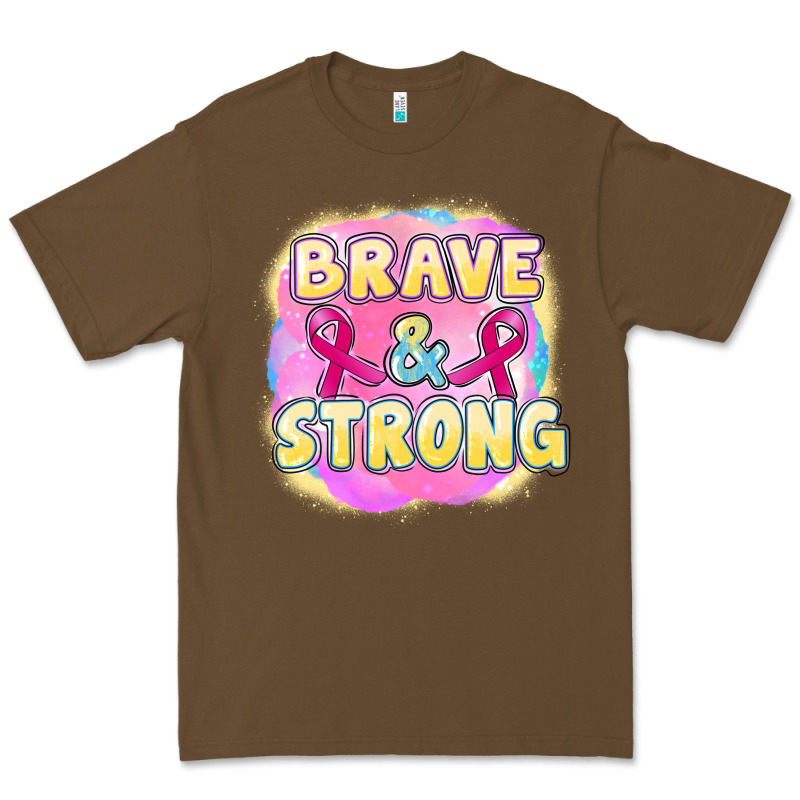 Brave And Strong Cancer Premium Tee by FaDigitalArtStudio | Teevron