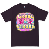 Plum brave and strong cancer Premium Tee - FaDigitalArtStudio