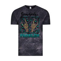 Cloud Black Somebody's Problem Hand Skeleton Vintage Tee - FaDigitalArtStudio