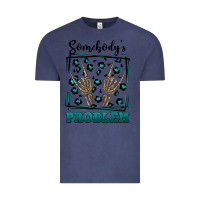 Vintage Denim Somebody's Problem Hand Skeleton Vintage Tee - FaDigitalArtStudio