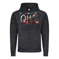 Vintage Black christmas nurse qma Vintage Hoodie - CowhideDigitalArt