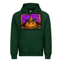 Foreset Green jack o' lantern pumpkin Urban Hoodie - Jasminsmagicworld