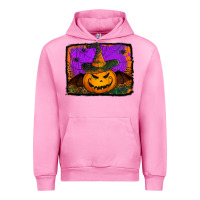 Fuchsia Pink jack o' lantern pumpkin Urban Hoodie - Jasminsmagicworld