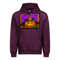 Mauve Wine jack o' lantern pumpkin Urban Hoodie - Jasminsmagicworld